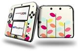 Plain Leaves - Decal Style Vinyl Skin fits Nintendo 2DS - 2DS NOT INCLUDED
