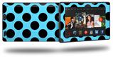 Kearas Polka Dots Black And Blue - Decal Style Skin fits 2013 Amazon Kindle Fire HD 7 inch