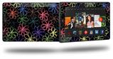 Kearas Flowers on Black - Decal Style Skin fits 2013 Amazon Kindle Fire HD 7 inch