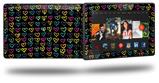Kearas Hearts Black - Decal Style Skin fits 2013 Amazon Kindle Fire HD 7 inch