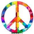 Spectrums - Peace Sign Car Window Decal 6 x 6 inches
