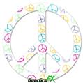 Kearas Peace Signs - Peace Sign Car Window Decal 6 x 6 inches