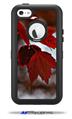 Wet Leaves - Decal Style Vinyl Skin fits Otterbox Defender iPhone 5C Case (CASE SOLD SEPARATELY)