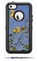 Yellow Daisys - Decal Style Vinyl Skin fits Otterbox Defender iPhone 5C Case (CASE SOLD SEPARATELY)