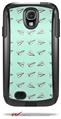 Paper Planes Mint - Decal Style Vinyl Skin fits Otterbox Commuter Case for Samsung Galaxy S4 (CASE SOLD SEPARATELY)