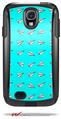 Paper Planes Neon Teal - Decal Style Vinyl Skin fits Otterbox Commuter Case for Samsung Galaxy S4 (CASE SOLD SEPARATELY)