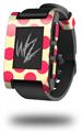 Kearas Polka Dots Pink On Cream - Decal Style Skin fits original Pebble Smart Watch (WATCH SOLD SEPARATELY)