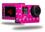 Paper Planes Hot Pink - Decal Style Skin fits GoPro Hero 4 Silver Camera (GOPRO SOLD SEPARATELY)