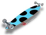 Kearas Polka Dots Black And Blue - Decal Style Vinyl Wrap Skin fits Longboard Skateboards up to 10"x42" (LONGBOARD NOT INCLUDED)