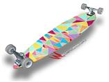 Brushed Geometric Vertical - Decal Style Vinyl Wrap Skin fits Longboard Skateboards up to 10"x42" (LONGBOARD NOT INCLUDED)