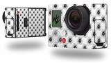 Kearas Daisies Black on White - Decal Style Skin fits GoPro Hero 3+ Camera (GOPRO NOT INCLUDED)