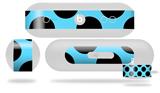 Decal Style Wrap Skin fits Beats Pill Plus Kearas Polka Dots Black And Blue (BEATS PILL NOT INCLUDED)