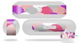 Decal Style Wrap Skin fits Beats Pill Plus Brushed Circles Pink (BEATS PILL NOT INCLUDED)