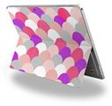 Brushed Circles Pink - Decal Style Vinyl Skin (fits Microsoft Surface Pro 4)