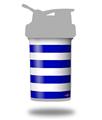 Decal Style Skin Wrap works with Blender Bottle 22oz ProStak Psycho Stripes Blue and White (BOTTLE NOT INCLUDED)
