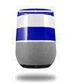 Decal Style Skin Wrap for Google Home Original - Psycho Stripes Blue and White (GOOGLE HOME NOT INCLUDED)