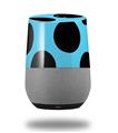 Decal Style Skin Wrap for Google Home Original - Kearas Polka Dots Black And Blue (GOOGLE HOME NOT INCLUDED)