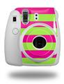 WraptorSkinz Skin Decal Wrap compatible with Fujifilm Mini 8 Camera Psycho Stripes Neon Green and Hot Pink (CAMERA NOT INCLUDED)