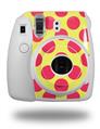 WraptorSkinz Skin Decal Wrap compatible with Fujifilm Mini 8 Camera Kearas Polka Dots Pink And Yellow (CAMERA NOT INCLUDED)