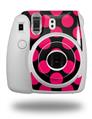 WraptorSkinz Skin Decal Wrap compatible with Fujifilm Mini 8 Camera Kearas Polka Dots Pink On Black (CAMERA NOT INCLUDED)