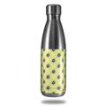 Skin Decal Wrap for RTIC Water Bottle 17oz Kearas Daisies Yellow (BOTTLE NOT INCLUDED)