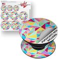 Decal Style Vinyl Skin Wrap 3 Pack for PopSockets Brushed Geometric (POPSOCKET NOT INCLUDED)