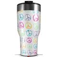 Skin Wrap Decal for 2017 RTIC Tumblers 40oz Kearas Peace Signs (TUMBLER NOT INCLUDED)