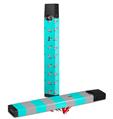Skin Decal Wrap 2 Pack for Juul Vapes Paper Planes Neon Teal JUUL NOT INCLUDED