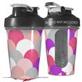 Decal Style Skin Wrap works with Blender Bottle 20oz Brushed Circles Pink (BOTTLE NOT INCLUDED)