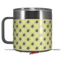 Skin Decal Wrap for Yeti Coffee Mug 14oz Kearas Daisies Yellow - 14 oz CUP NOT INCLUDED by WraptorSkinz