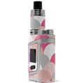 Skin Decal Wrap for Smok AL85 Alien Baby Brushed Circles Pink VAPE NOT INCLUDED