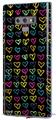 Decal style Skin Wrap compatible with Samsung Galaxy Note 9 Kearas Hearts Black