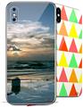 2 Decal style Skin Wraps set for Apple iPhone X and XS Fishing