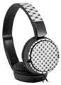 Decal style Skin Wrap for Sony MDR ZX110 Headphones Kearas Daisies Black on White (HEADPHONES NOT INCLUDED)