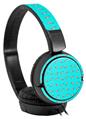 Decal style Skin Wrap for Sony MDR ZX110 Headphones Paper Planes Neon Teal (HEADPHONES NOT INCLUDED)