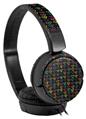 Decal style Skin Wrap for Sony MDR ZX110 Headphones Kearas Hearts Black (HEADPHONES NOT INCLUDED)
