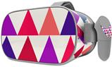 Decal style Skin Wrap compatible with Oculus Go Headset - Triangles Berries (OCULUS NOT INCLUDED)