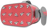 Decal style Skin Wrap compatible with Oculus Go Headset - Paper Planes Coral (OCULUS NOT INCLUDED)