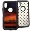 2x Decal style Skin Wrap Set compatible with Otterbox Defender iPhone X and Xs Case - Maderia Sunset (CASE NOT INCLUDED)