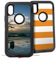 2x Decal style Skin Wrap Set compatible with Otterbox Defender iPhone X and Xs Case - Fishing (CASE NOT INCLUDED)