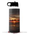 Skin Wrap Decal compatible with Hydro Flask Wide Mouth Bottle 32oz Set Fire To The Sky (BOTTLE NOT INCLUDED)