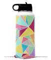Skin Wrap Decal compatible with Hydro Flask Wide Mouth Bottle 32oz Brushed Geometric (BOTTLE NOT INCLUDED)