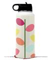 Skin Wrap Decal compatible with Hydro Flask Wide Mouth Bottle 32oz Plain Leaves (BOTTLE NOT INCLUDED)