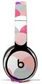 WraptorSkinz Skin Skin Decal Wrap works with Beats Solo Pro (Original) Headphones Brushed Circles Pink Skin Only BEATS NOT INCLUDED