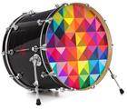 Vinyl Decal Skin Wrap for 20" Bass Kick Drum Head Spectrums - DRUM HEAD NOT INCLUDED