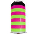 WraptorSkinz Skin Decal Wrap compatible with Yeti 16oz Tall Colster Can Cooler Insulator Psycho Stripes Neon Green and Hot Pink (COOLER NOT INCLUDED)