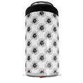 WraptorSkinz Skin Decal Wrap compatible with Yeti 16oz Tall Colster Can Cooler Insulator Kearas Daisies Black on White (COOLER NOT INCLUDED)