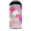 WraptorSkinz Skin Decal Wrap compatible with Yeti 16oz Tall Colster Can Cooler Insulator Brushed Circles Pink (COOLER NOT INCLUDED)