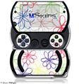 Kearas Flowers on White - Decal Style Skins (fits Sony PSPgo)