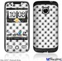 HTC Droid Eris Skin - Kearas Daisies Black on White